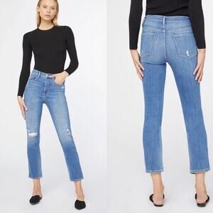 Frame Le Sylvie Slender Straight Denim Jeans Size 24